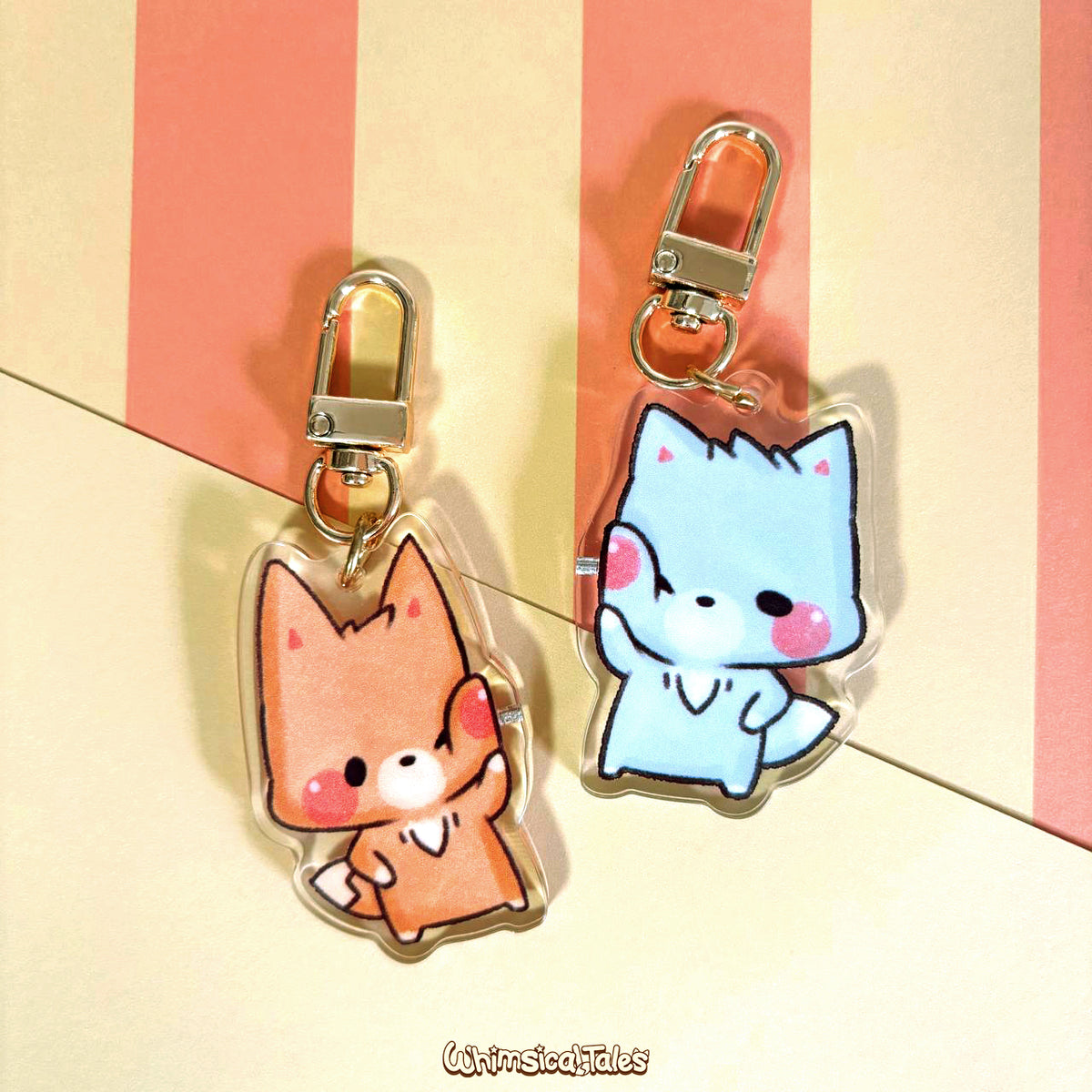 Loving Duo Magnetic Keychain