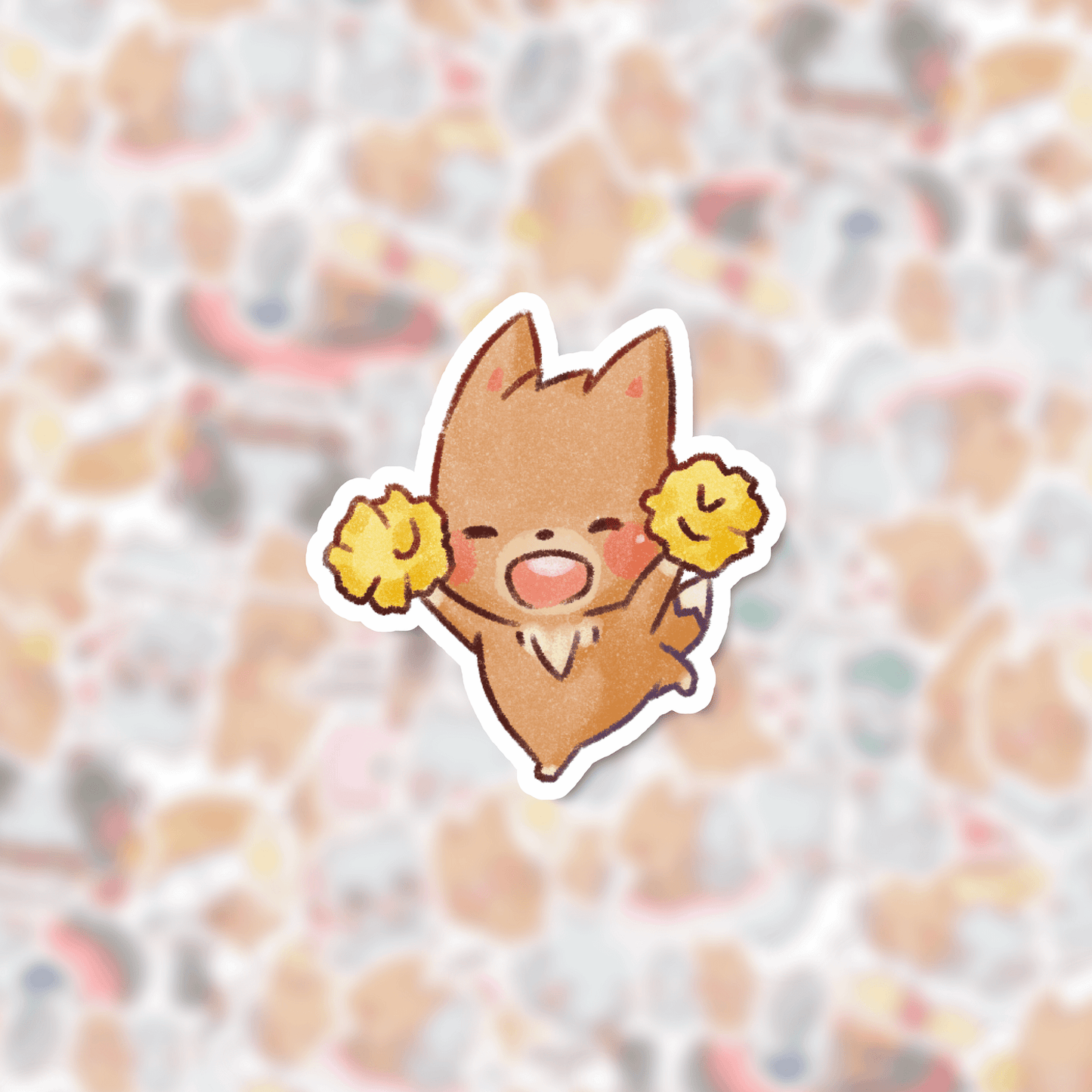 Cheering Lumi | Die cut stickers