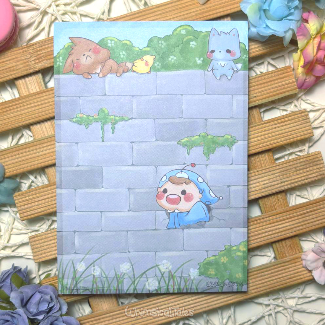 Fun at the Brick Wall | A6 Notepad