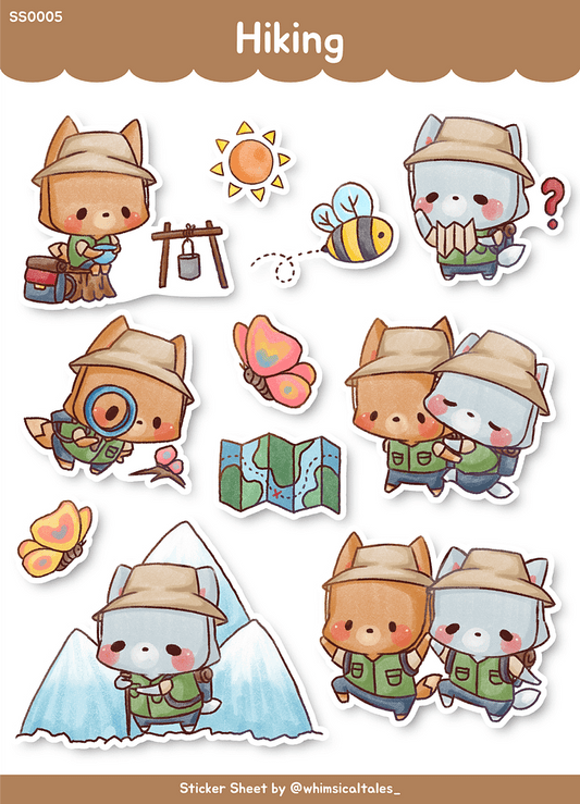 Hiking | Sticker Sheet