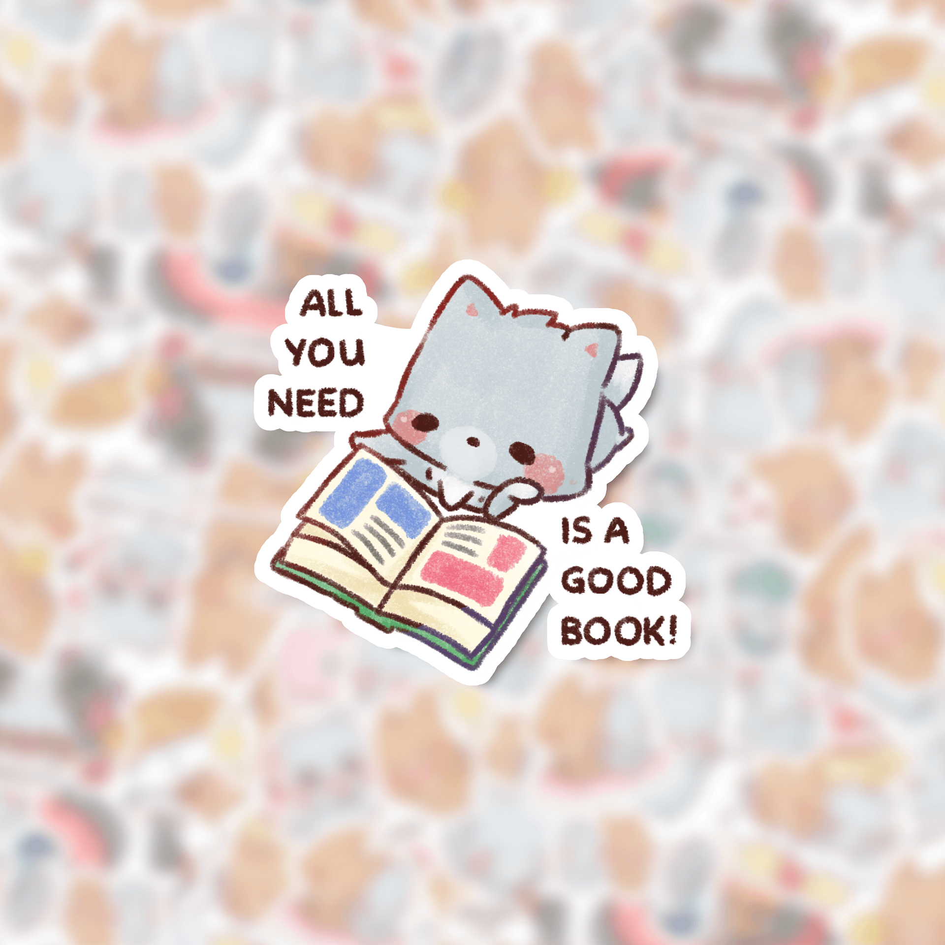 Good book | Die cut stickers