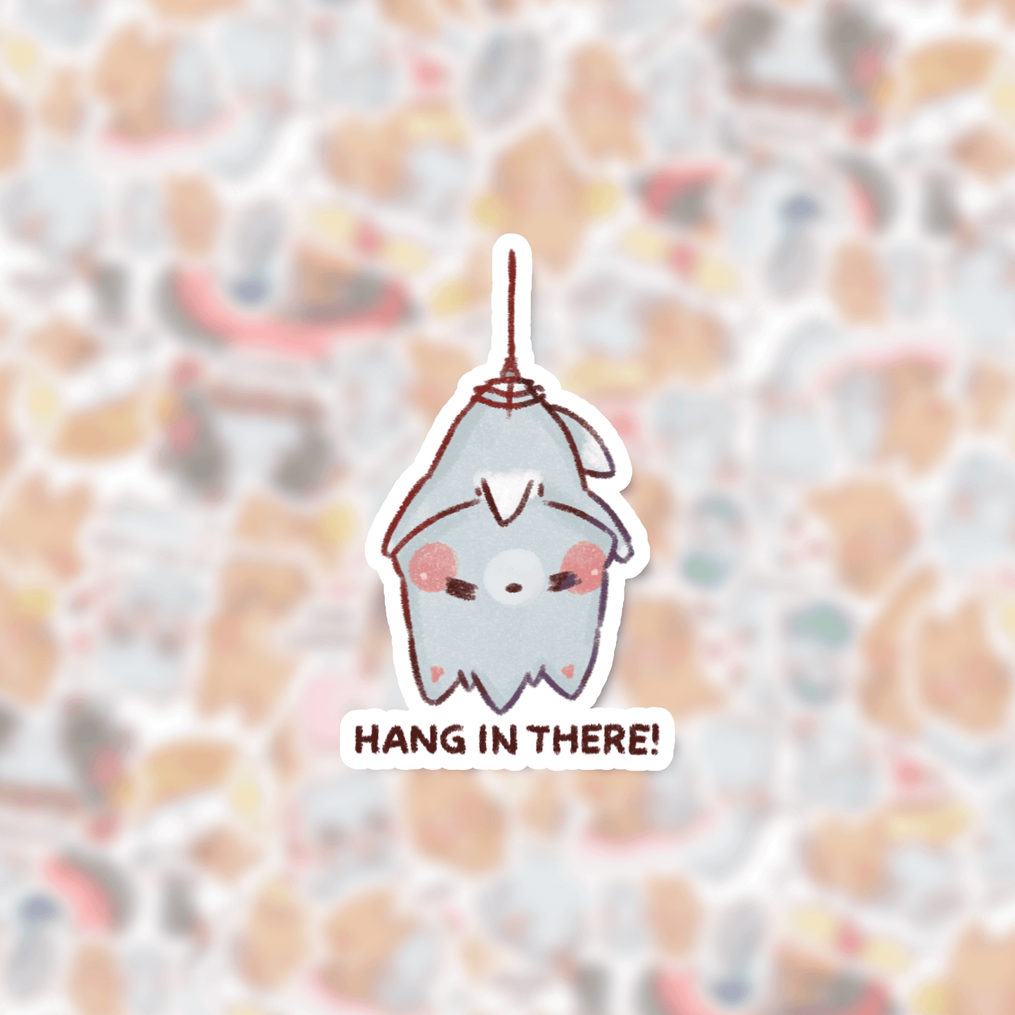 Hang in there | Die cut stickers