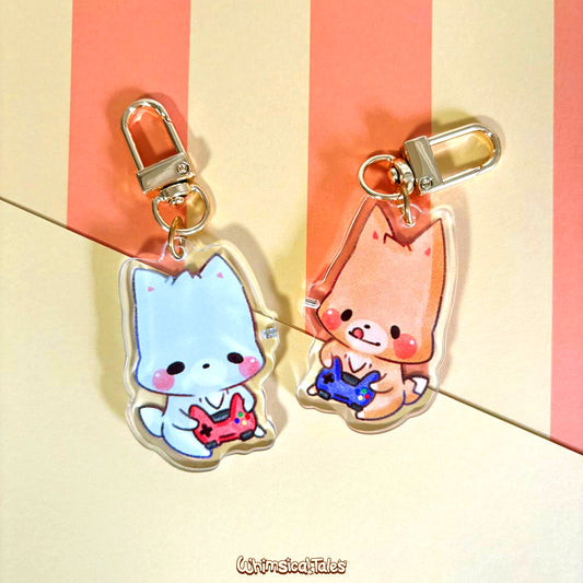 Number One Duo Magnetic Keychain