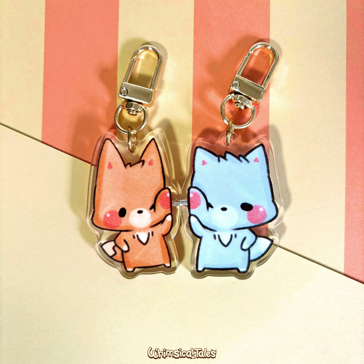 Loving Duo Magnetic Keychain
