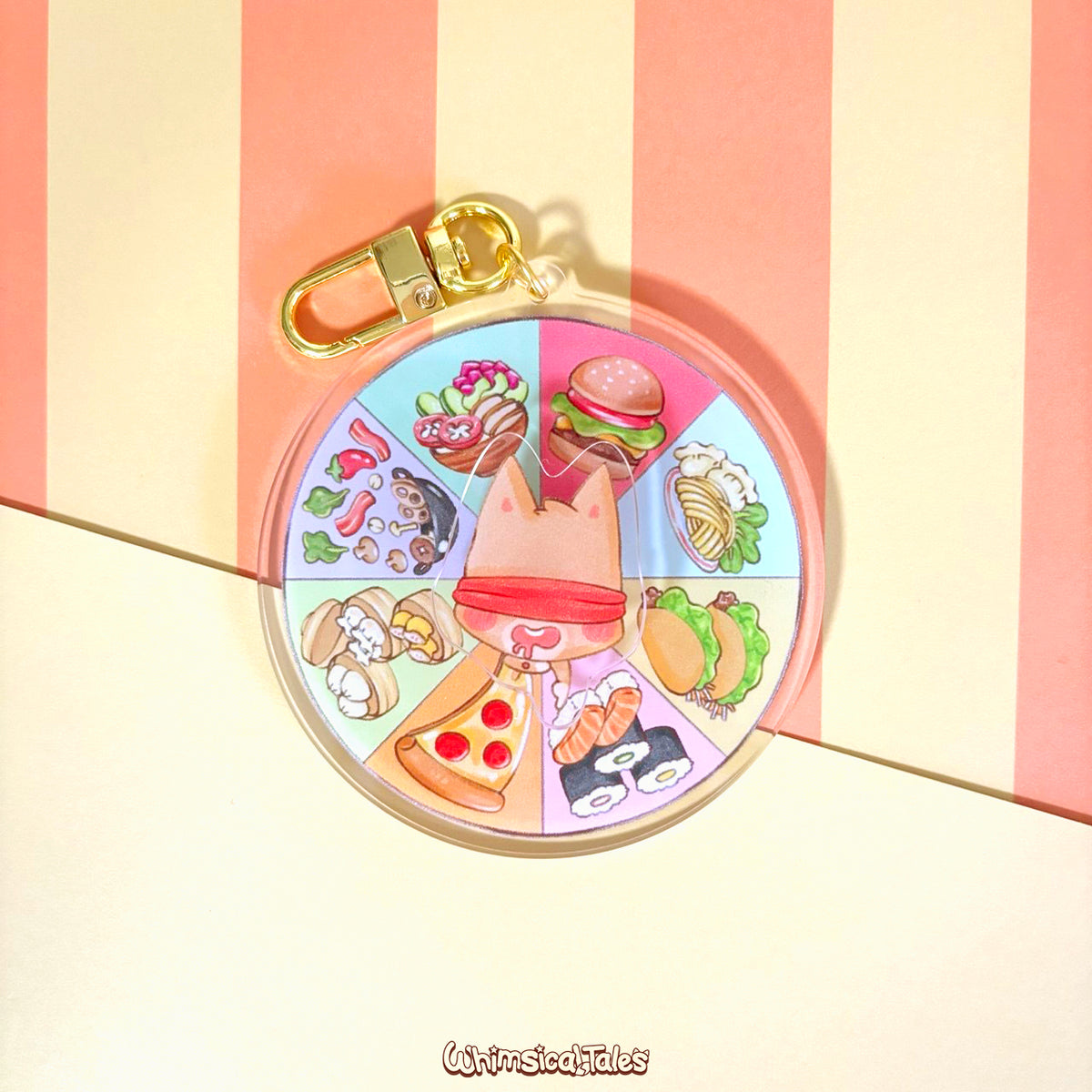 Meal Decider Spinner Keychain