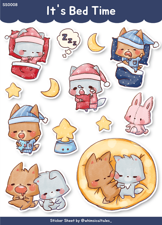 It's bedtime~ | Sticker Sheet