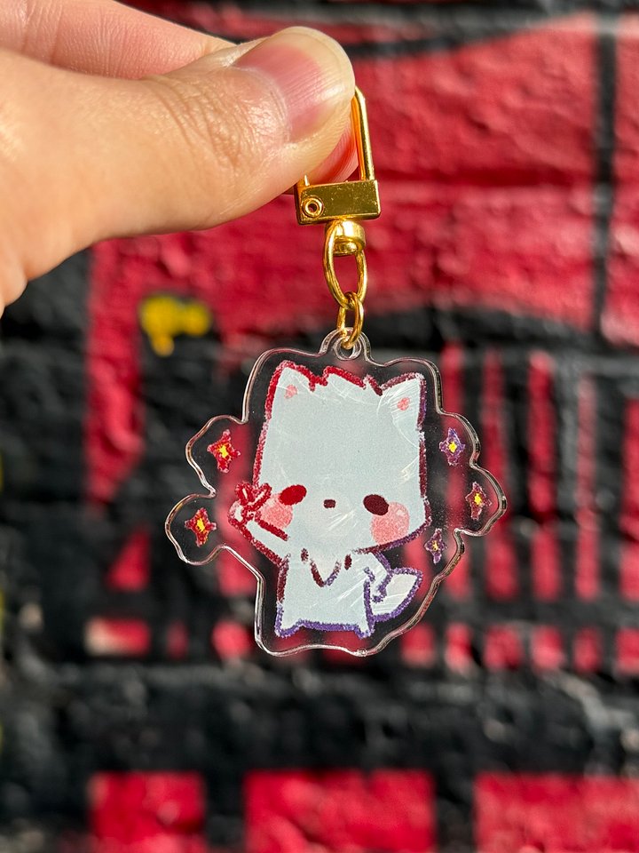 Strike a pose! ✌🏻 | Acrylic Keychain