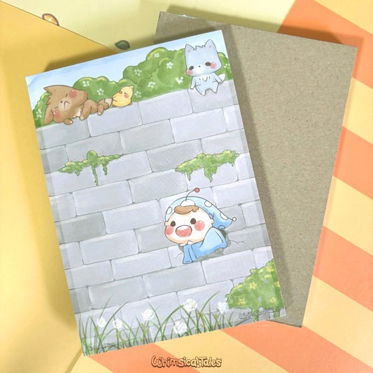 Fun at the Brick Wall | A6 Notepad