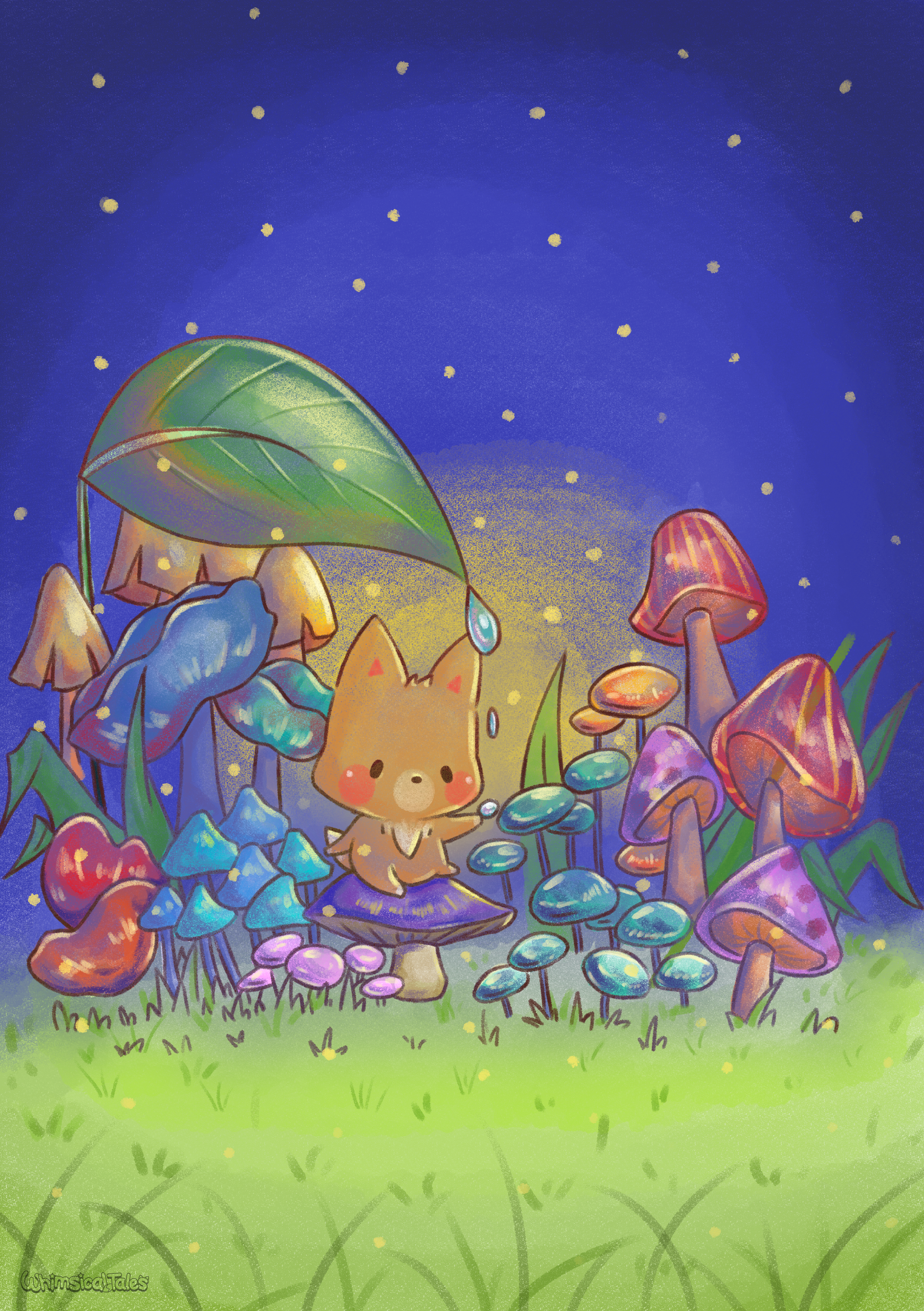 Magical Mushrooms print