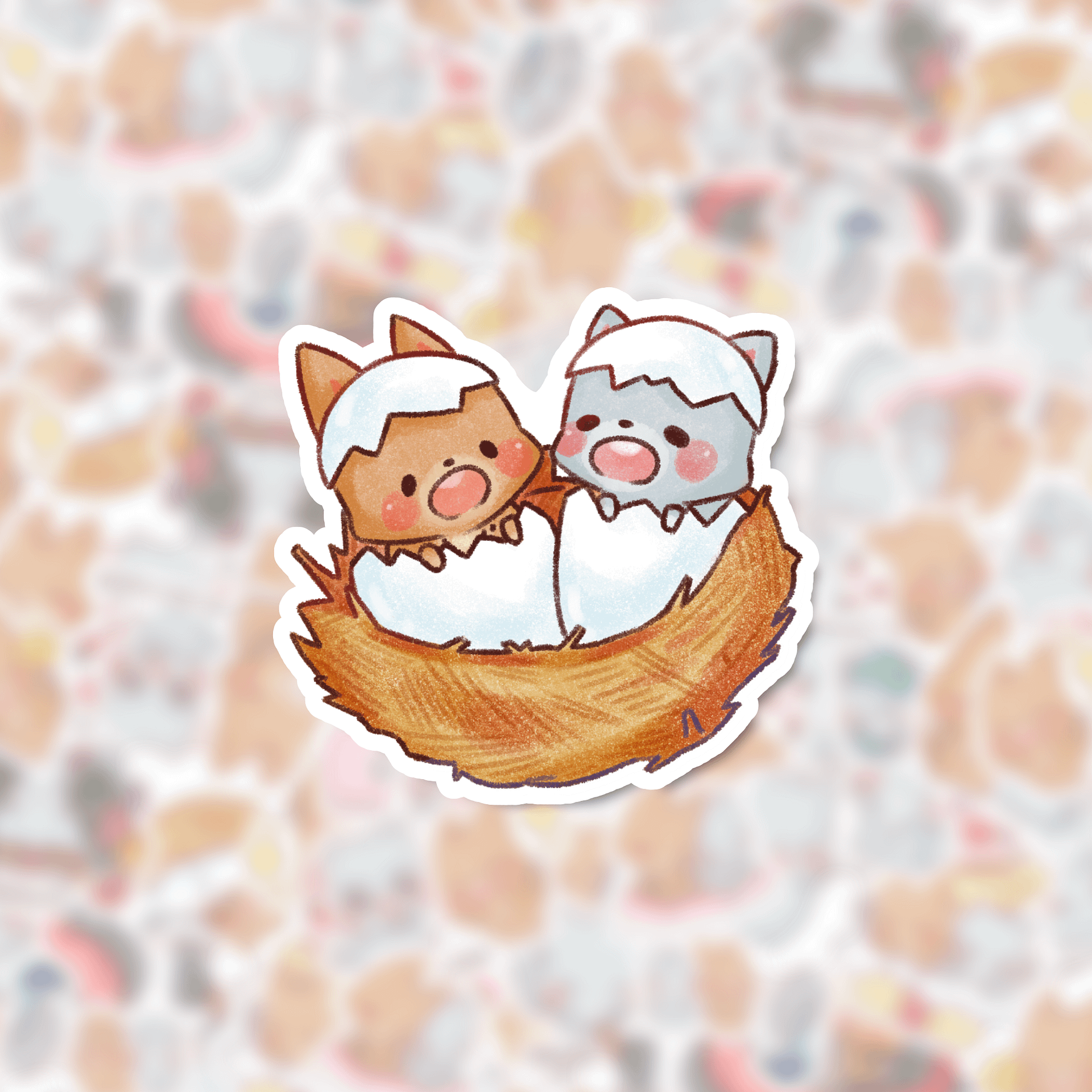Hatchlings | Die cut stickers