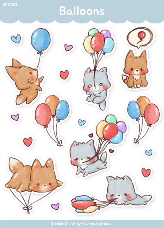Balloons! | Sticker Sheet