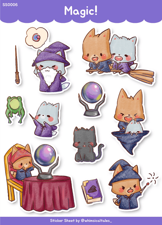 Magical mischief | Sticker Sheet
