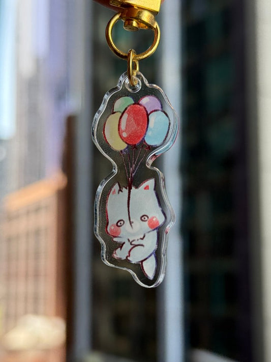 Nyx's balloon journey | Acrylic Keychain