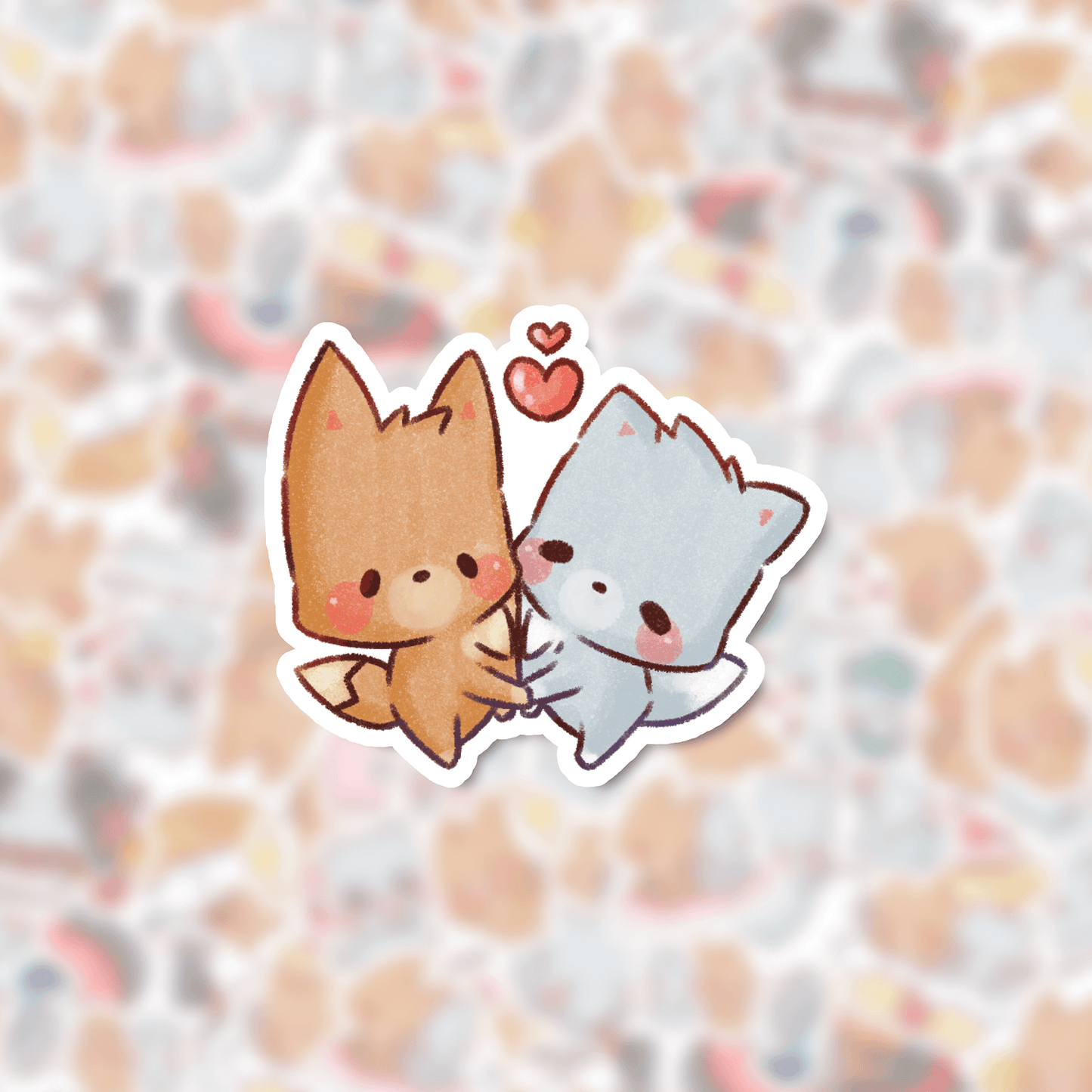 Hold Hands | Die cut stickers