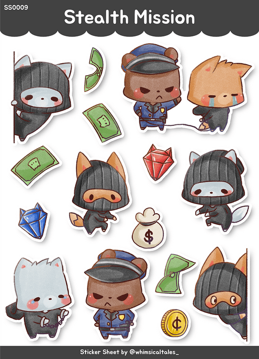 Stealth Mission | Sticker Sheet