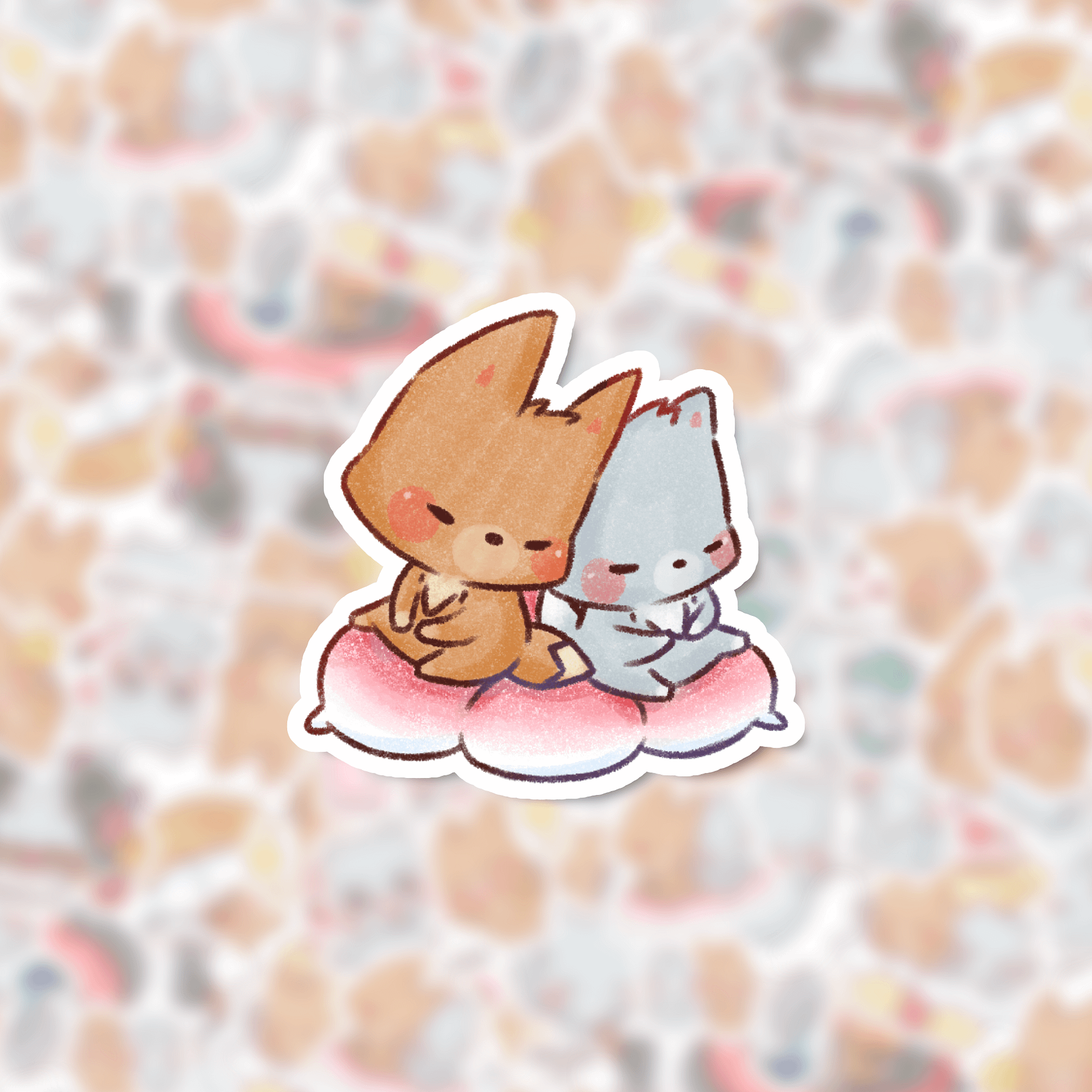 Sleeping | Die cut stickers